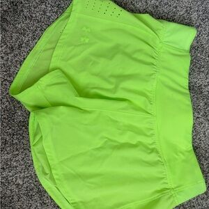Under Armour Lime Green Performance Shorts